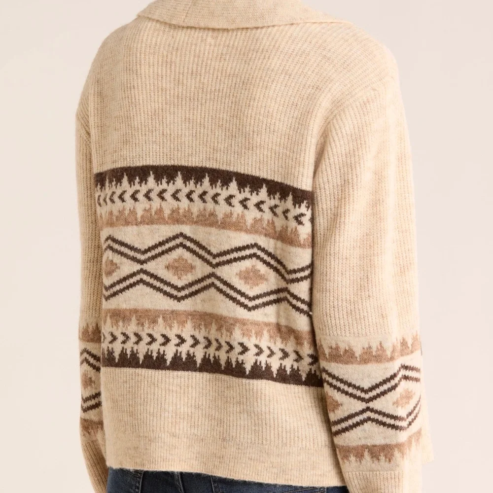 $119 Lucky Brand Wool Shawl Collar Open Front Cardigan Women’ Size M - Picture 2 of 16